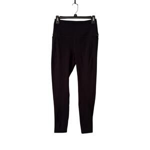 Spyder Women's Small Black Performance High Waist Leggings 24x26